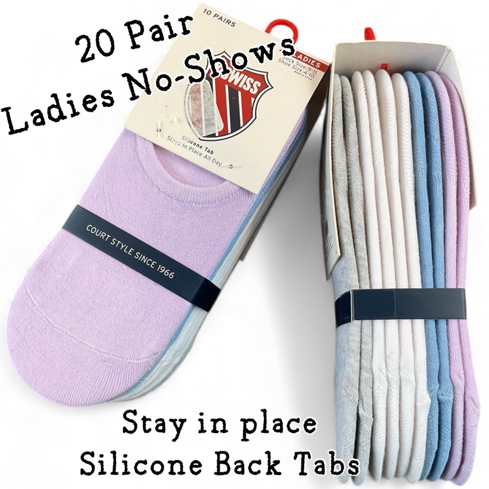 🌸Ladies 20 Pair No Show Socks